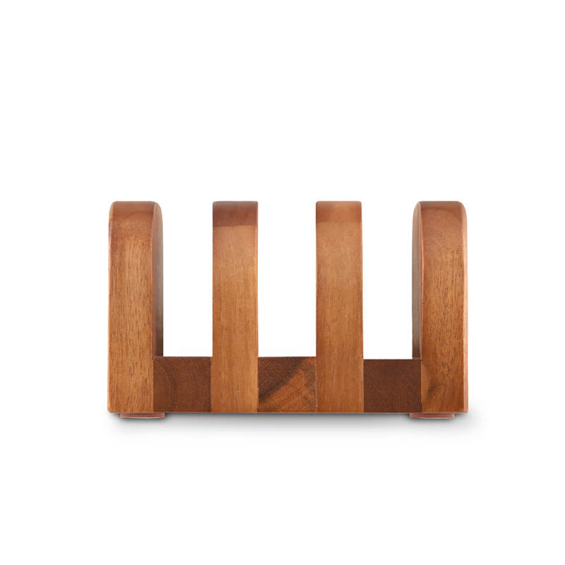 Bộ Thớt Gỗ Acacia Với Đế Giữ 408x240x120 mm - Màu Tự Nhiên - LocknLock - CKD075S4, , large image number null